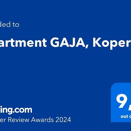 Apartment Gaja, كوبر المظهر الخارجي الصورة
